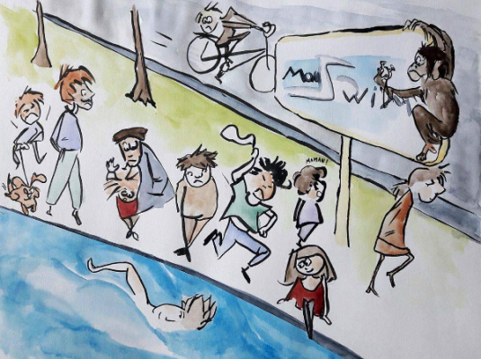 Eau libre, nage libre et Johnny Weissmuller