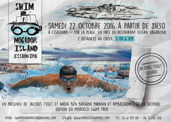 Swim Mogador Island - Essaouira au Maroc - 22 octobre 2016