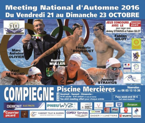 10ème Meeting National d'Automne de Compiègne du 21 au 23 octobre 2016  