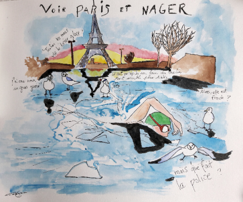 Voir Paris et nager