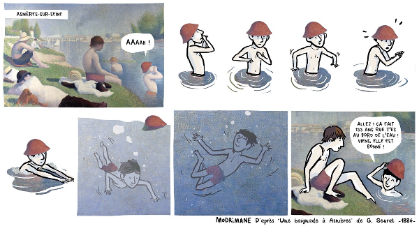 Baignade Dessinée