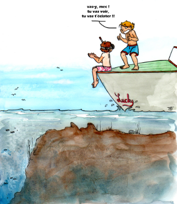 Brèves de plongeoir: au fond, la baignade, c'est l'éclate !