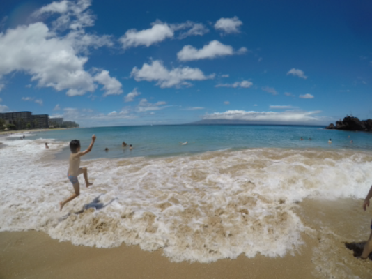 Hawaï paradise baignade à Ka’anapali Beach !